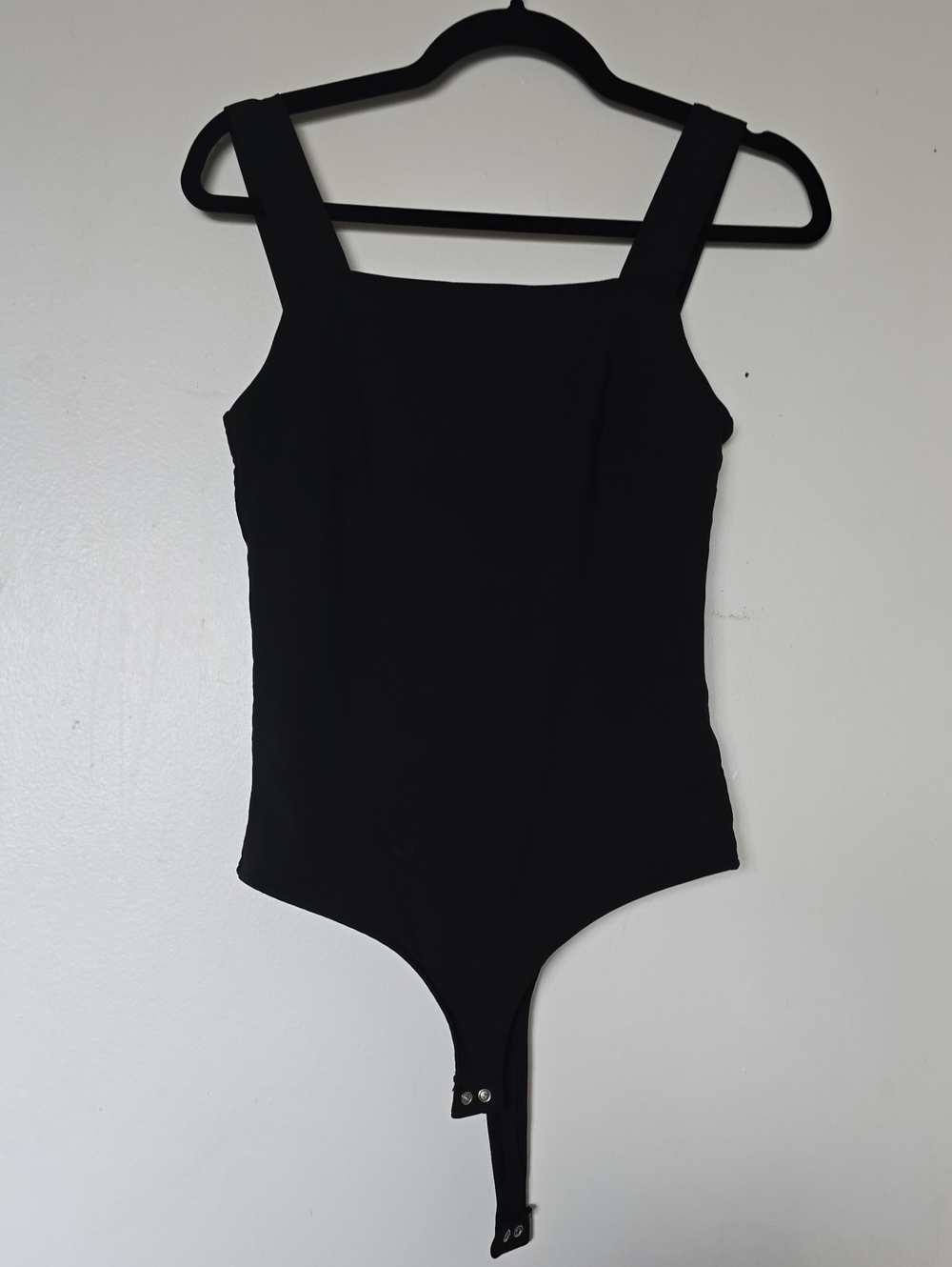 ReoRia Black Square Neck Kids One-Piece Bodysuit